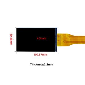 4.3 Inch Custom Military LCD Display IPS TFT LCD Monitor Module
