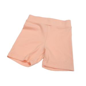 100% Ribbed Cotton Custom Made Tee Shirts 260gsm Little Girl Boy Basic Shorts