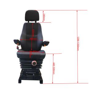 Mechanical Suspension Seat for Modified Vehicle With 360 Degrees Swivel Seat