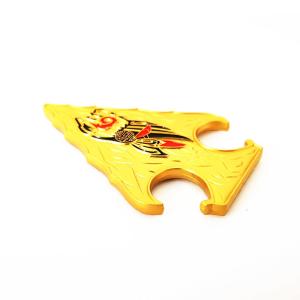 Matte Gold Soft Enamel Bottle Opener Zinc Alloy Diecasting FCPOA Bottle Opener