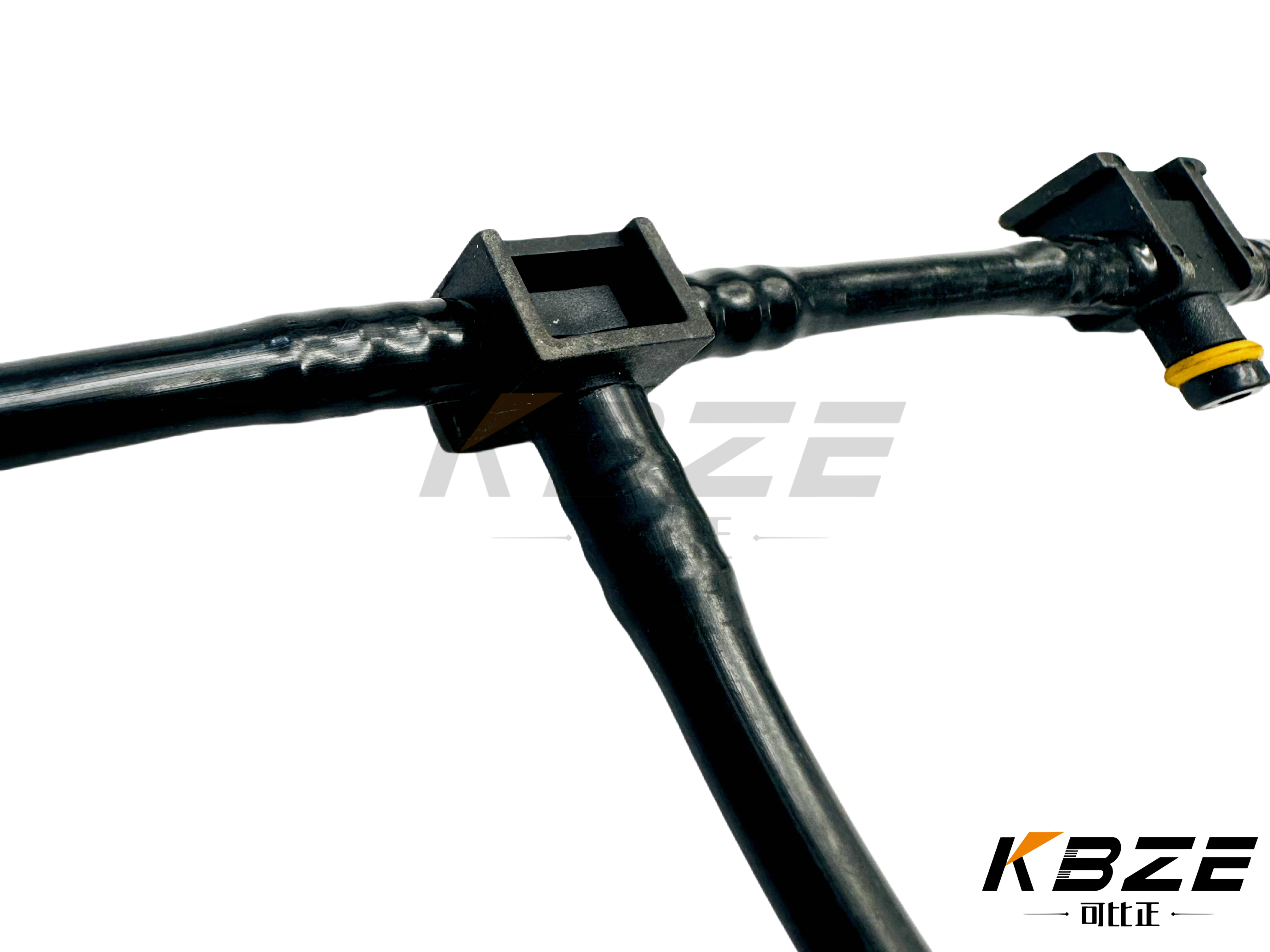 OEM FUEL LEAK OFF RAIL PIPE FOR JCB JS160 320/07225 KBZE ENGINE HIGH BLACK