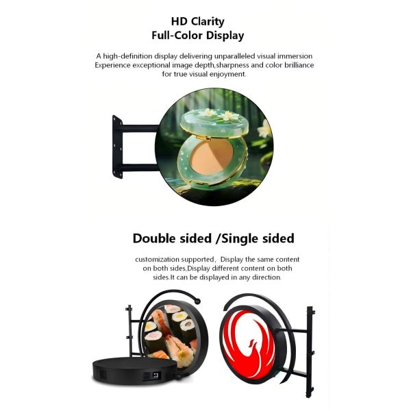 Outdoor P4.28 Round LED display screen /Circle LED Logo Display