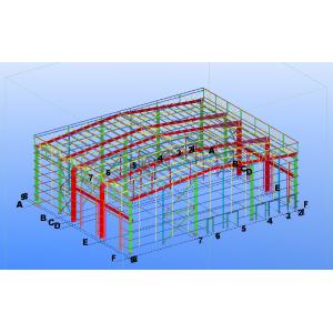 Q355B Q235B Prefabricated Steel Frame Building Warehouse Workshop Long Lasting