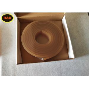 High Tension Rubber Silk Screen Squeegee 4M Rolls Brown Color 75A Hardness