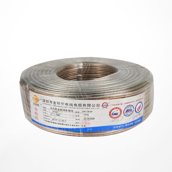 Copper OFC Audio Cable , Tinned Copper PVC RVH Transparent Speaker Cable