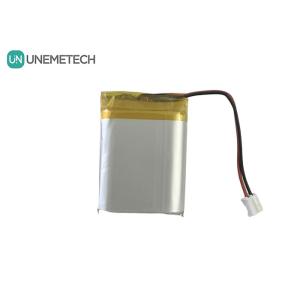 Silver Rechargeable Lithium Polymer Battery 103040 Li Ion Battery 1200mAh 3.7V