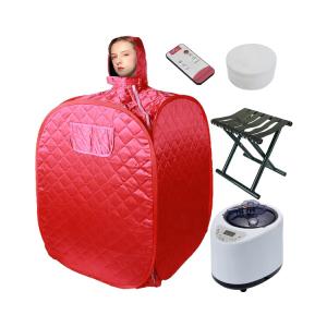 China Modern Portable Personal Sauna With Steamer For Convenient Steam Home Foldable Sauna Chair Machine Tent Sauna Easy Installation on sale