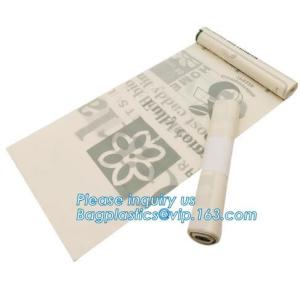 Starch Compostable Disposable Biodegradable Plastic Custom Printed Flat Garbage