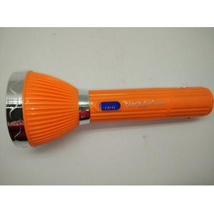 BN-8890 Orange Rechargeable LED Flashlight with Side Lamp LED Torch Light