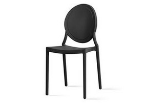 China Modern Design Stackable Activity 85cm Height Plastic Wedding Chair on sale