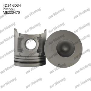 China 4D34 Engine Piston Pin Hole 36mm With Alfin With Oil Gallery ME220470 For Mitsubishi Engine Spare Parts on sale