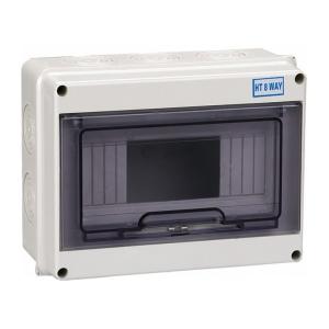 HT 8 Way IP65 Waterproof Outdoor Electrical Enclosure Distribution Plastic