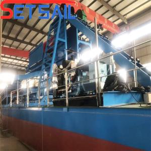 Wholesale Performance Chain Bucket River Gold Tin Dredging Equipment for Large-scale Tin Mining from china suppliers
