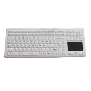 Rubber Silicone Industrial Keyboard 124 Keys Medical Washable Desktop Keyboard