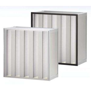 Wholesale Clean Room SUS Frame Plastic V Cell Terminal HEPA Filter Easy To Handle from china suppliers