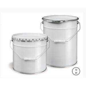 Tapered Metal Pails With Lever Lock Ring Lid