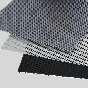 Black Perforated Aluminum Security Mesh