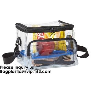 Clear Sling Bag PVC Tote Bag With Interior Mesh Bag And Shoulder Strap,Clear PVC