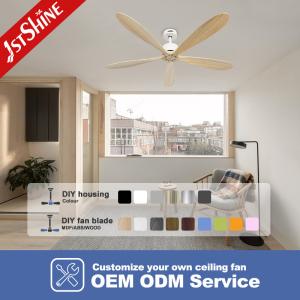 60 Inches 5 Wooden Blade Ceiling Fan With Five Speed DC Motor