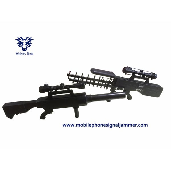 Security Defense Drone Jamming Device Gun Shape IR Laser Telescope IP55