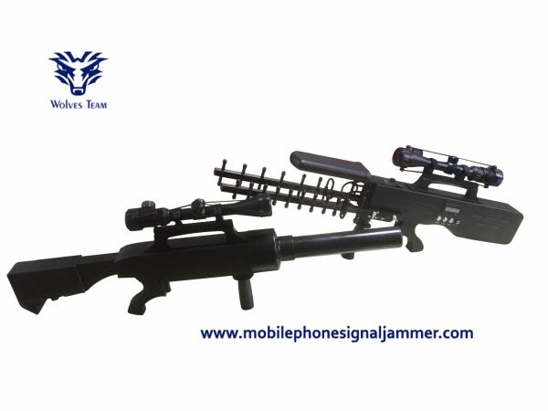 Quality Security Defense Drone Jamming Device Gun Shape IR Laser Telescope IP55 Waterproof Anti-Uav Drone Jammer 2000 meters for sale