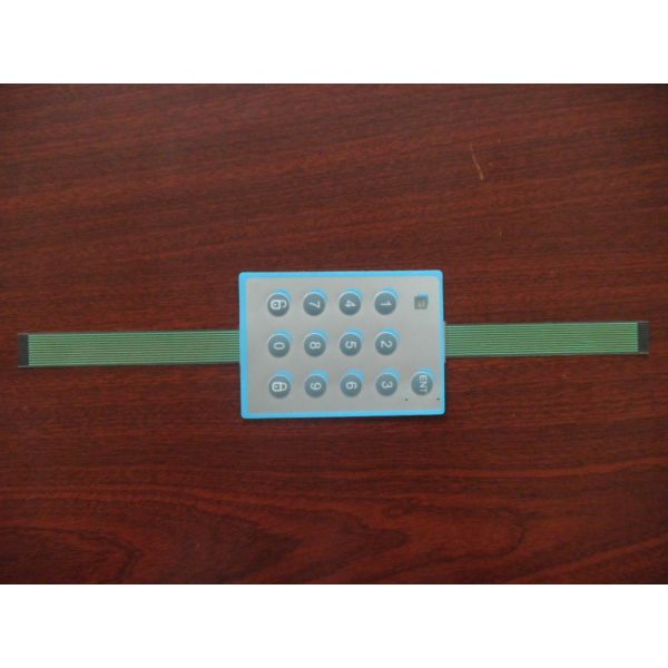 Panel Control Polyester Flexible Membrane Switch With FPC Circuit / Membrane Key