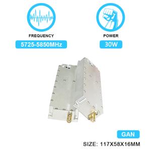 China Anti Drone Module 30W 5.8g Drone Jamming Uav Signal Jammer Module With  GAN And Isolation Protector on sale