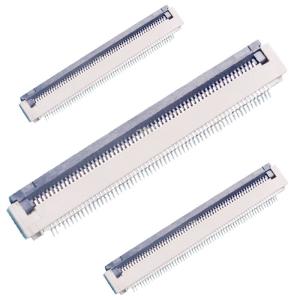 0.5mm Pitch FPC Connector Horinzontal Botton Contact H=2.0mm up to 65P Front