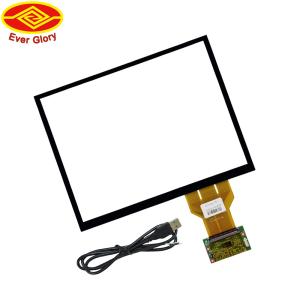 18.5 Inch PCAP Multi Touch Screen Anti Glare 10 Touch Points Waterproof
