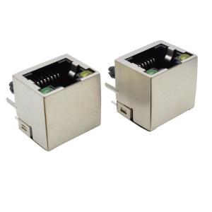 Buy cheap 1x1 Magnetic RJ45 Ethernet Jack With Tab Down Latch from wholesalers