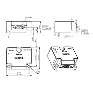 Three-Axis Gyro Accelerometer Integrated Inertial Measurement Unit with RS422