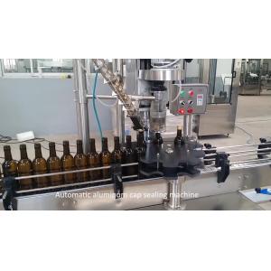 Wholesale low price automatic aluminum foil cap seal machin bottle screw cap sealing machine from china suppliers