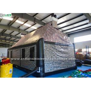 Durable Portable Air Inflatable Tents / Pub House Lead Free Pvc Tarpaulin