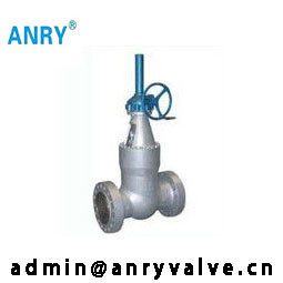 GOST Extended Stem Gate Valve Steel 20 Flanged Raised Face Gate Valve PN16 PN40