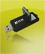 SCM MICROSYSTEMS @MAXX(R) ID-1 electronic token