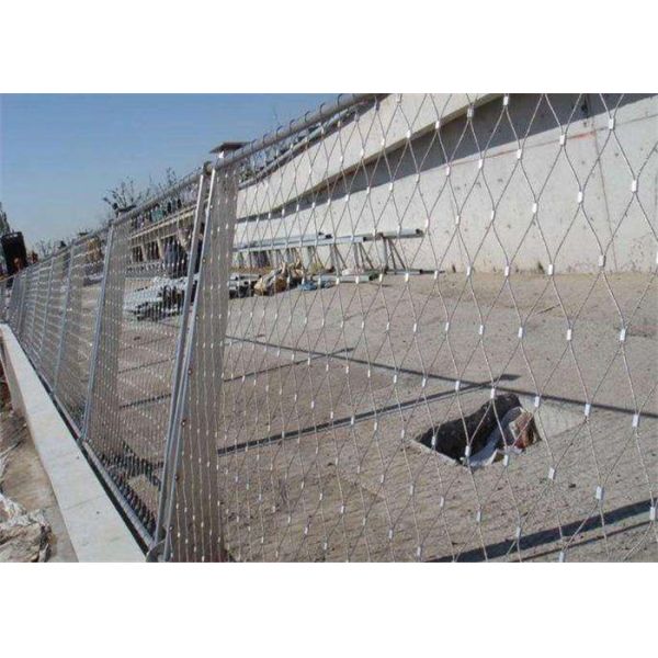 zoo mesh fence X-TEND wire rope mesh stainless steel 316 wire rope mesh
