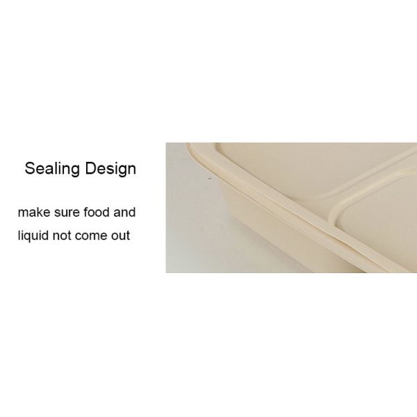 4 Compartment Disposable Corn Starch Tray Biodegradable Food Container