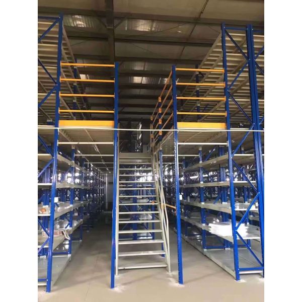 Space Saving Multi Level Mezzanine Flooring Racking For Cold Room Customized