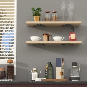 Zinc Plating Heavy Duty Triangle Bracket for DIY Floating Shelves Gold Shelf