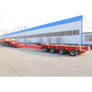 1310mm Wheel Base Customized Gooseneck Semi Trailer For Heavy Duty Cargo