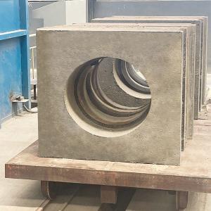 High Refractoriness Under Load Compound Prefabricated Blocks Pot Mouth Brick For