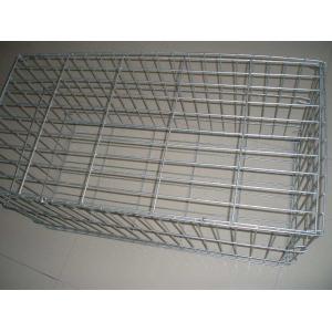 Hot Dipped Galvanized Welded Gabion Box , Welded Gabion Baskets For Environment