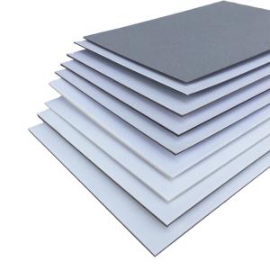 Moisture Proof Grey Cardboard Sheets Coated Grey Chipboard Paperboard 350gsm