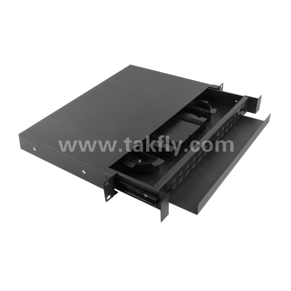 Quality SC Adapter Pigtail 1U Chassis Drawer SC Simplex Patch Panel Rack Mounted for sale