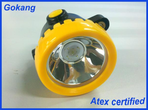 Quality ATEX certification portable miners cap lamp, export quality led mining headlamp with ATEX certification for sale