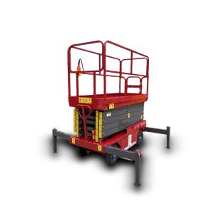Double Scissor Lift With 320kg Capacity And 12m Hydraulic Electric Aerial Work