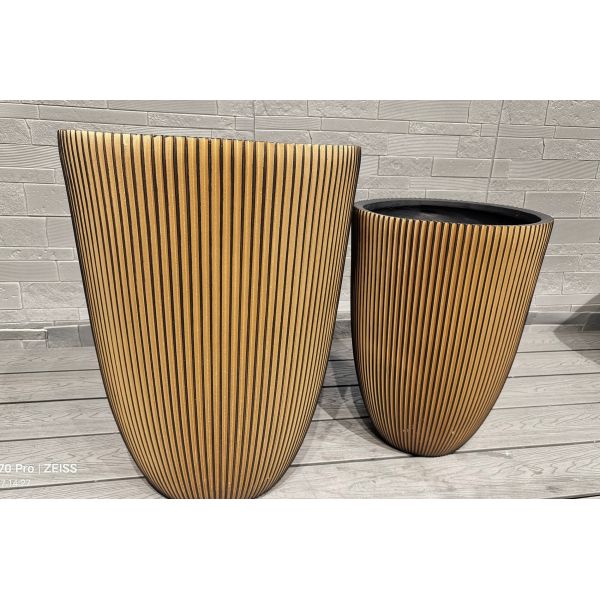 Hand Carved Fiberclay Planter Enhance Your Indoor Decoration Effortlessly