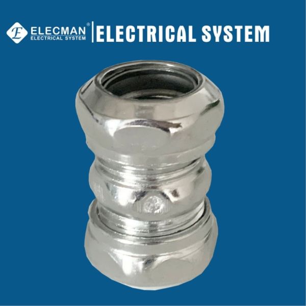 Quality SCCP Steel EMT Conduit Fittings Coupling Compression EMT Conduit To EMT Conduit Type for sale