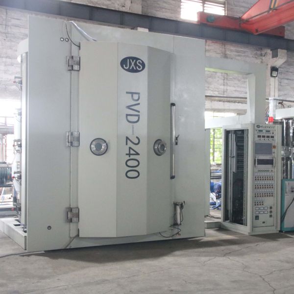 High Efficiency Energy Saving Titanium PVD Vacuum Coating Machine For Rainbow Golden Rose Gold Gray Color