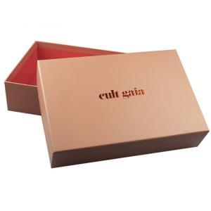 Handmade Custom Printed Corrugated Box For Shoes Clothing Packing